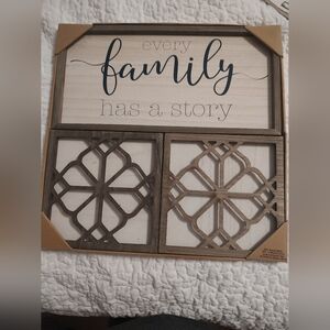 Wooden Family Story Wall Decor